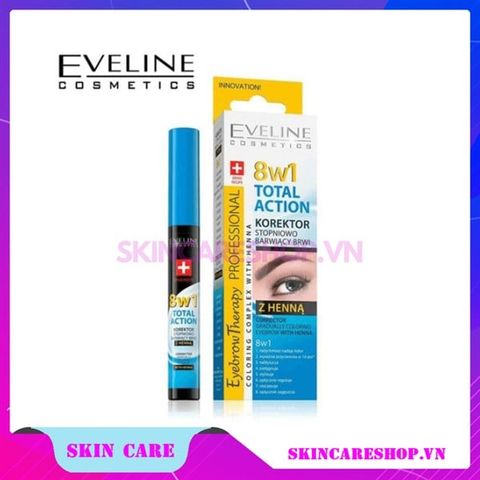 Dưỡng Chân Mày 8B1 Eveline Total Action Eyebrow Therapy