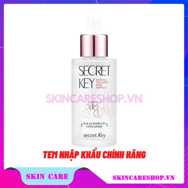 Tinh Chất Dưỡng Trắng Phục Hồi Da Secret Key Starting Treatment Rose Ampoule 50ml