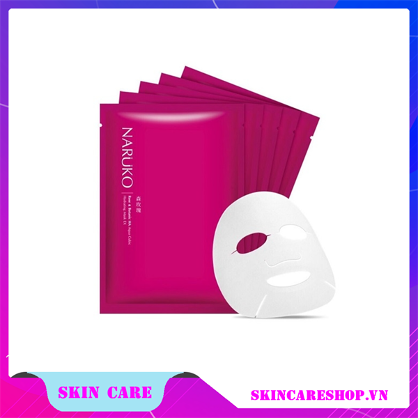 Mặt nạ Cấp Nước Naruko Rose and Botanic HA Aqua Cubic Hydrating Mask EX