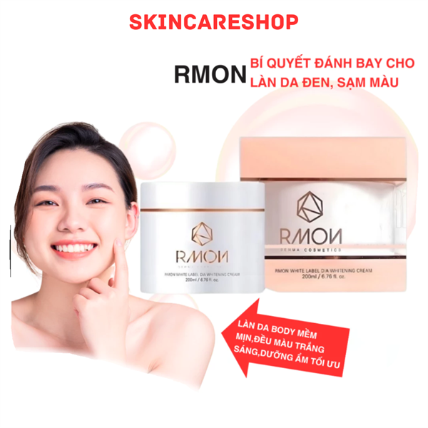 Kem Dưỡng Trắng Rmon White Label Dia Whitening Cream 200ml