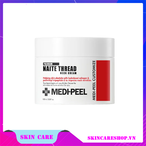Kem Dưỡng Chống Lão Hóa Chuyên Sâu Cho Vùng Da Cổ Medi-Peel Naite Thread Neck Cream 100ml