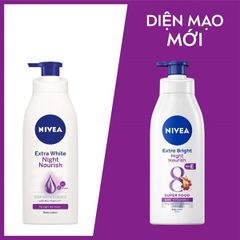Sữa dưỡng thể Nivea Extra Bright Night Nourish 350ml