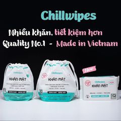 Khăn Mặt Khô Chillwipes - Gói Cuộn 80 Khăn