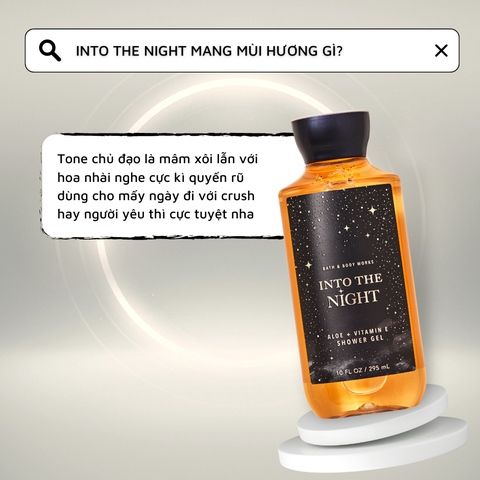 Gel tắm Bath & Body Works Into The Night 295ml