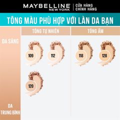 Phấn Nền Dạng Nén Maybelline Fit Me Matte Poreless Powder SPF28 PA+++ 6g