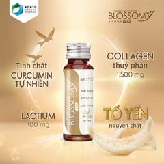 Thực Phẩm Bảo Vệ Sức Khỏe Blossomy Premium Yến Giúp Tăng Sức Khỏe Sáng Mịn Da ( Hộp 10 chai)