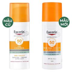 Kem chống nắng Eucerin Sun Dry Touch Acne Oil Control SPF50+ 50ml