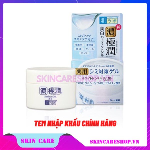 Gel Hada Labo Koi Gokujyun Whitening Perfect Dưỡng Trắng Và Cấp Ẩm Cho Da 100g