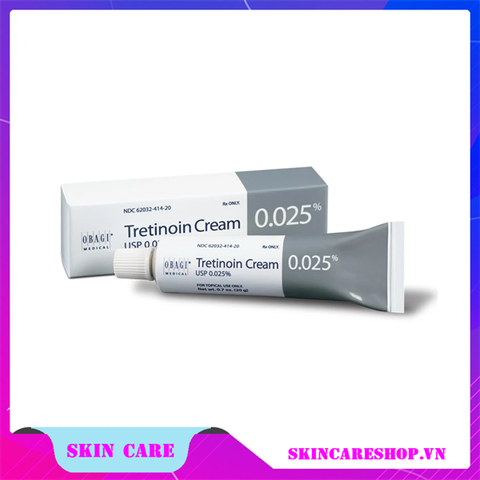 Kem Trị Mụn Và Chống Lão Hóa Obagi Tretinoin Cream USP 0.025% 20g