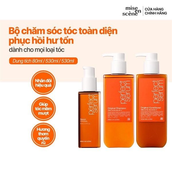 Dầu gội Mise en scène Perfect Serum Original 200ml