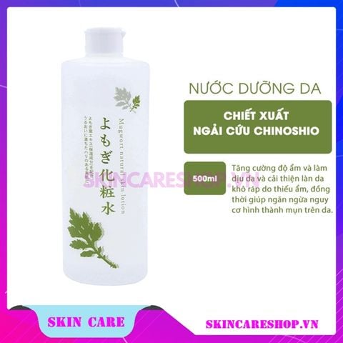 Nước Dưỡng Da Chiết Xuất Ngải Cứu Chinoshio Mugwort Natural Skin Lotion 500ml