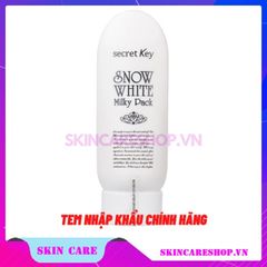 Kem tắm trắng mặt và toàn thân Secret Key Snow White Milky Pack 200g