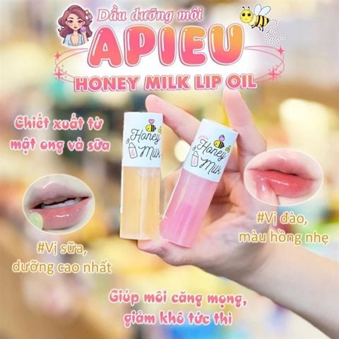 Son Dưỡng Môi Dạng Dầu A'Pieu Honey & Milk Lip Oil 5g