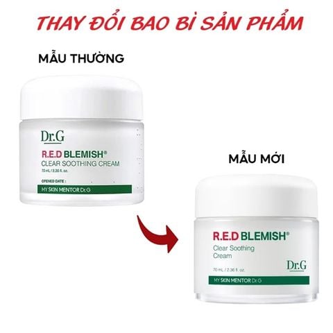 Kem Dưỡng Dr.G RED Blemish Clear 70ml