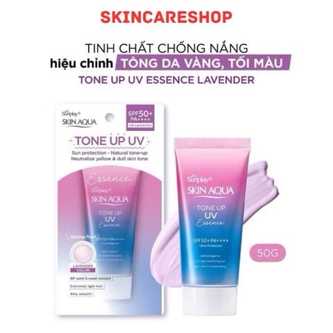 Kem chống nắng hiệu Chỉnh Sắc Da Sunplay Skin Aqua Tone Up UV Essence SPF50+ PA++++ 50g