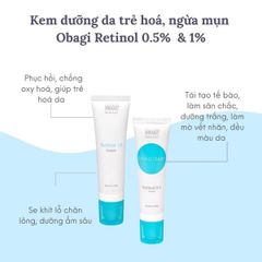 Kem dưỡng Trẻ Hóa Da, Ngừa Mụn Obagi 360 Retinol 28g