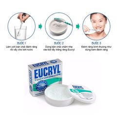 Bột Đánh Răng Tẩy Trắng Eucryl Toothpowder 50g