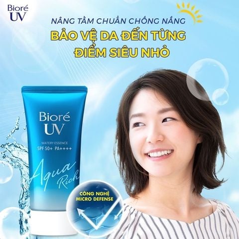 Kem Chống Nắng Dưỡng Ẩm Da Bioré UV Aqua Rich Watery Essence SPF50+/PA++++ 50g