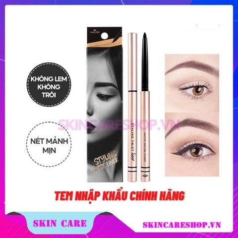 Chì Kẻ Mắt Dạng Gel Vacosi Natural Studio Styling Twist Liner