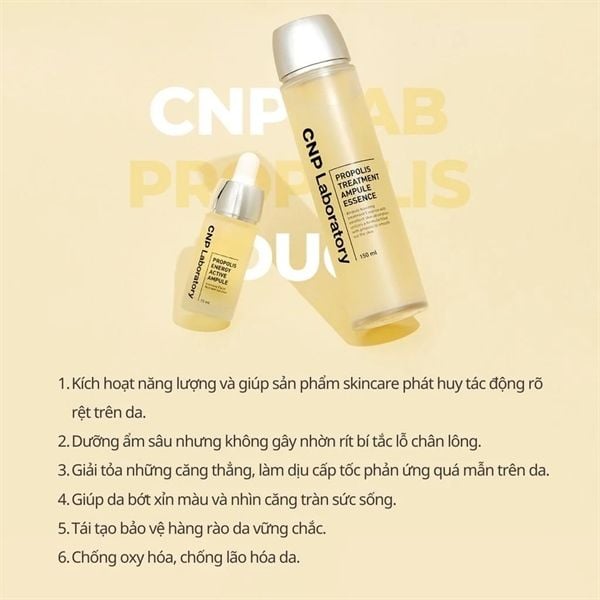 Toner Keo Ong CNP Laboratory Propolis Treatment Ampoule Essence 150ml