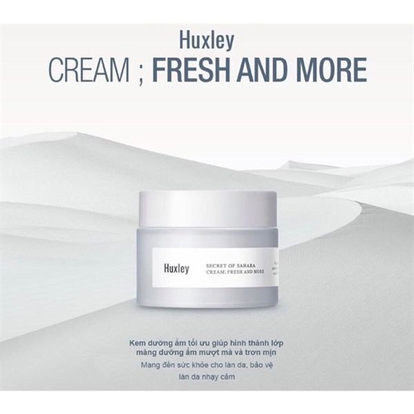 Kem Dưỡng Ẩm Chiết Xuất Xương Rồng Huxley Cream Fresh And More