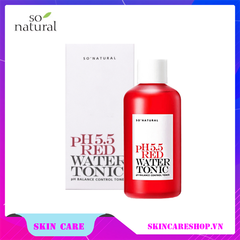 Nước Hoa Hồng Dưỡng Ẩm So'Natural pH 5.5 Red Water Toner pH Balance Control Toner