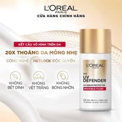 Kem Chống Nắng L’Oreal Paris UV Defender Serum SPF50+ PA++++ 50ml