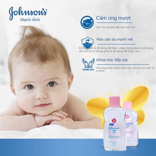 Dầu Massage Dưỡng Ẩm Johnson's Baby