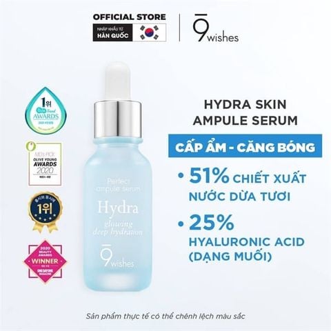 Tinh Chất Dưỡng Da 9 Wishes Hydra Ampule II 30ml