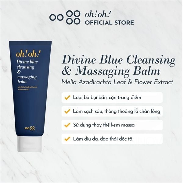 Sáp Tẩy Trang Divine Blue Cleansing & Massaging