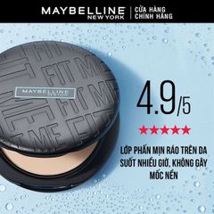 Phấn Nền Dạng Nén Maybelline Fit Me Matte Poreless Powder SPF28 PA+++ 6g