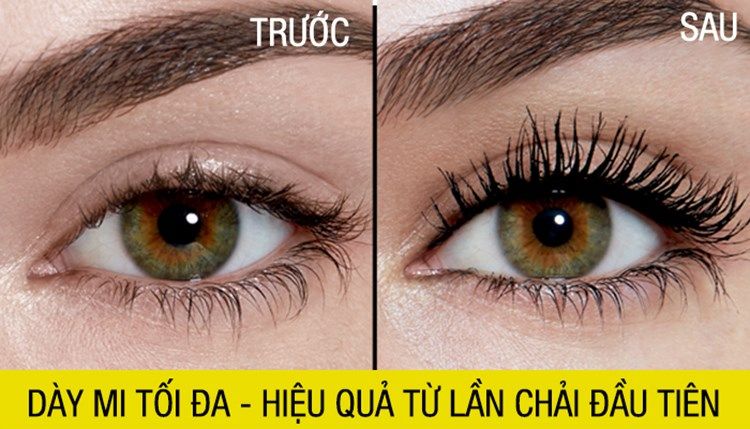 Mascara Dày Mi Cực Đại Không Lem Không Trôi Maybelline New York Magnum Big shot