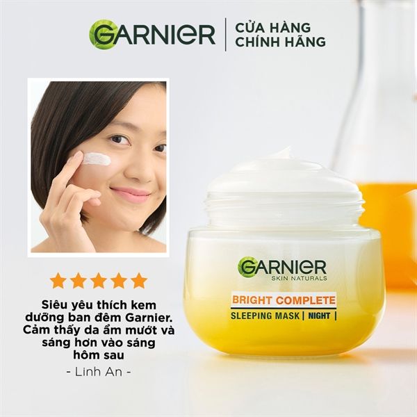 Mặt Nạ Ngủ Tinh Chất Sữa Chua Garnier Light Complete Yogurt Sleeping Mask