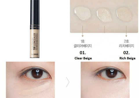 Kem Che Khuyết Điểm The Saem Cover Perfection Tip Concealer (6.5g)