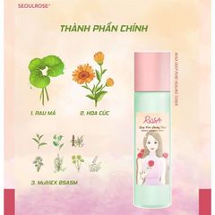 Nước Hoa Hồng SeoulRose Rosa Deep Pore Healing Toner 120ml