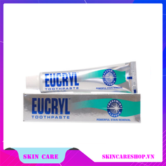 Kem Đánh Răng Tẩy Trắng Eucryl Toothpaste 62g