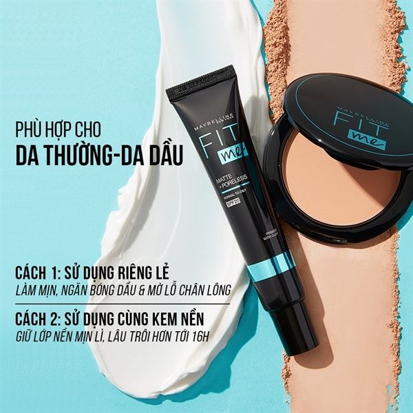 Kem Lót Trang Điểm Maybelline New York Fit Me Matte + Poreless Primer SPF 20 Kiềm Dầu 30ml