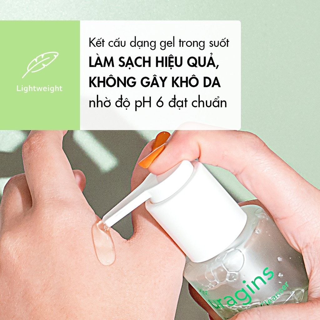 Gel Rửa Mặt Làm Sạch Sâu Cho Da Dầu Mụn The Auragins Oil Balancing Gel Cleanser 150ml