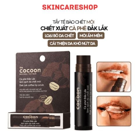 Tẩy Tế Bào Chết Môi Cocoon Dak Lak Coffee Lip Scrub 5g