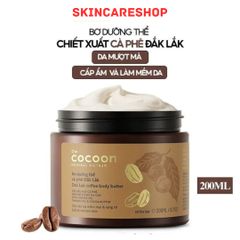 Bơ Dưỡng Thể Cà Phê Đắk Lắk Cocoon Dak Lak Coffee Body Butter 200ml