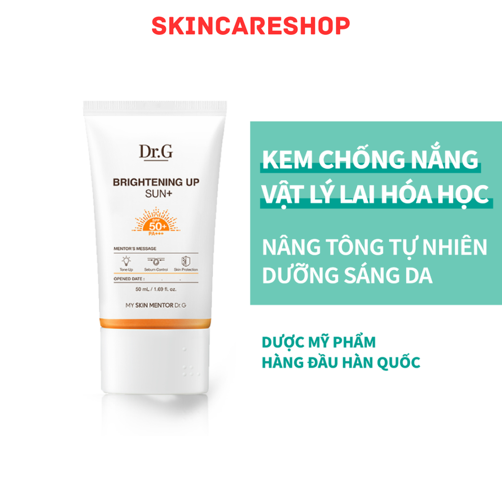Kem Chống Nắng Nâng Tone Da Dr.G Brightening Up Sun SPF50+ 50ml