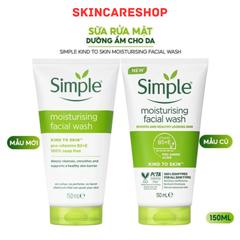 Sữa Rửa Mặt Da Nhạy Cảm Simple Moisturising Facial Wash 150ml