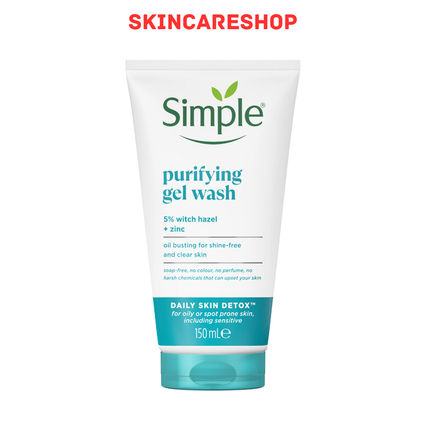 Gel Rửa Mặt Simple Purifying Gel Wash 150ml