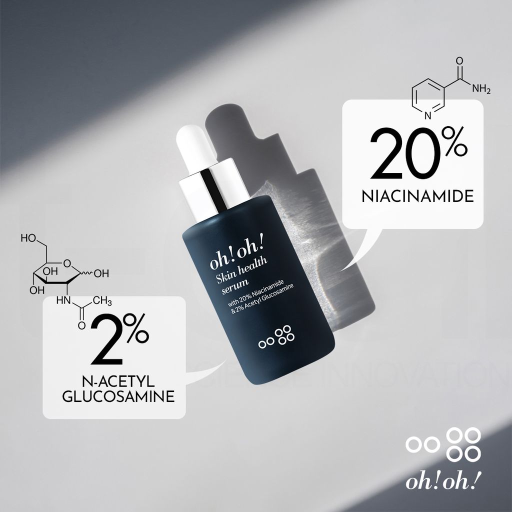 Tinh Chất oh!oh! Skin Health Serum (with 20% Niacinamide & 2% Acetyl Glucosamine)