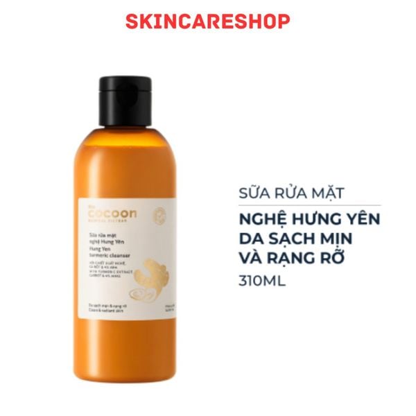 Sữa Rửa Mặt Nghệ Cocoon Hung Yen Turmeric Cleanser