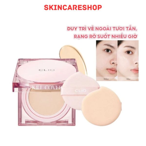 Phấn Nước Che Khuyết Điểm Clio Kill Cover Mesh Glow Cushion