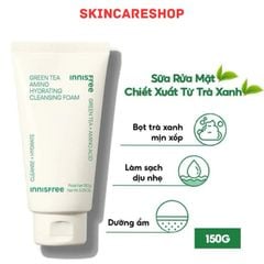 Sữa Rửa Mặt innisfree Green Tea Amino Hydrating Cleansing Foam 150g