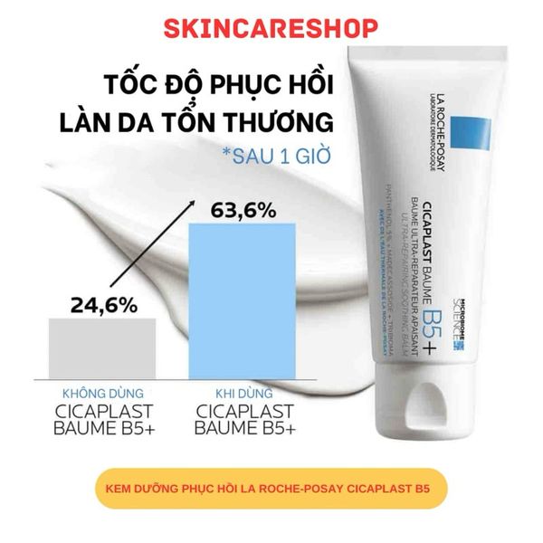 Kem dưỡng giúp dịu da, phục hồi da La Roche-Posay Cicaplast Baume B5+ 40ml