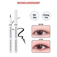 Bút Kẻ Viền Mắt Karadium Waterproof Brush Liner Black 0.55g