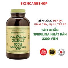 Tảo Biển Xoắn Spirulina Nhật Bản Hộp 2200v